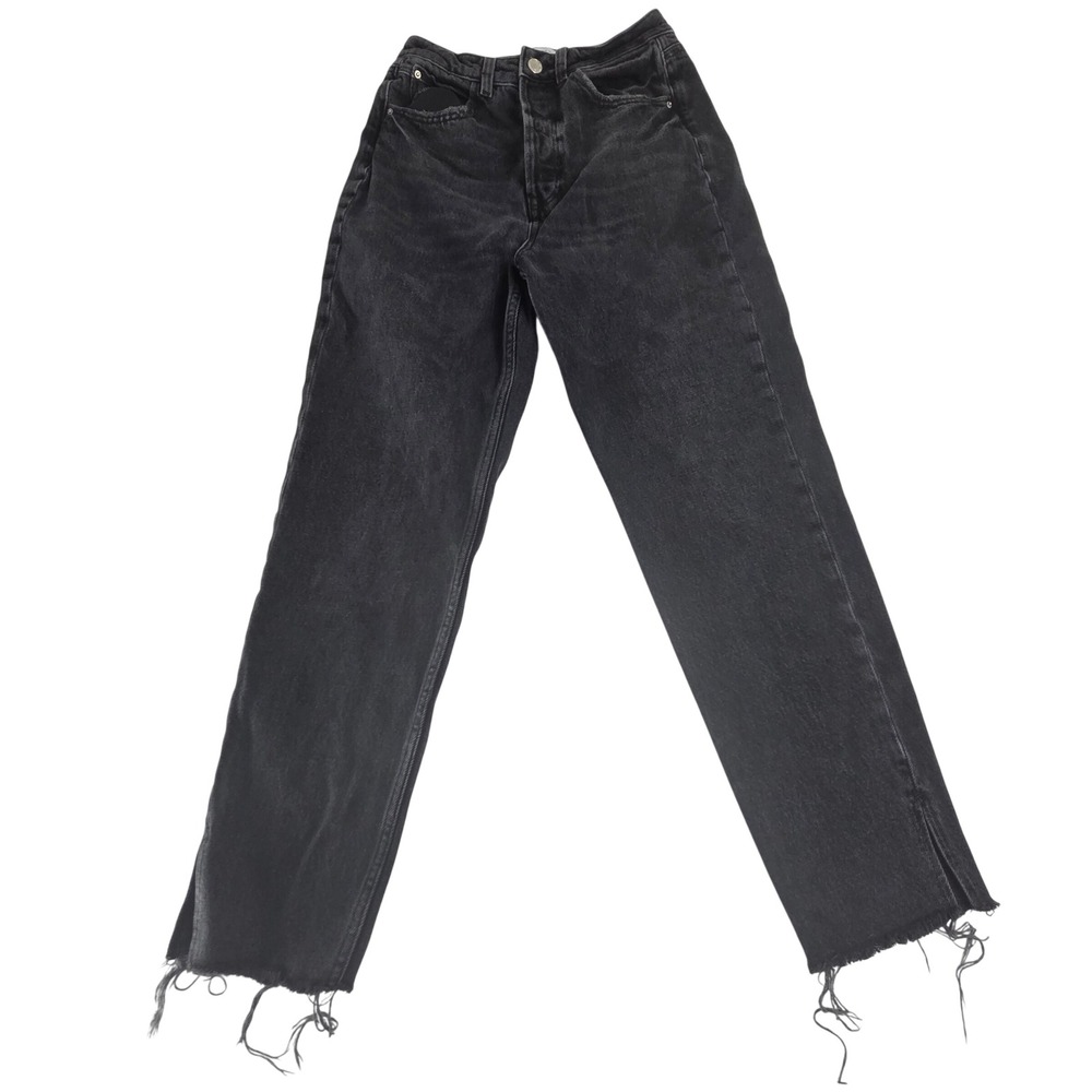 Zara Black Straight-Leg Women's Jeans